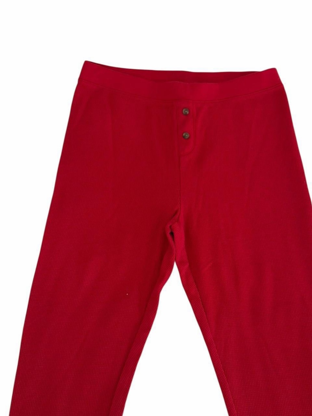 Old Navy Women’s Red Waffle Knit Thermal Leggings Size Small - Picture 4 of 8